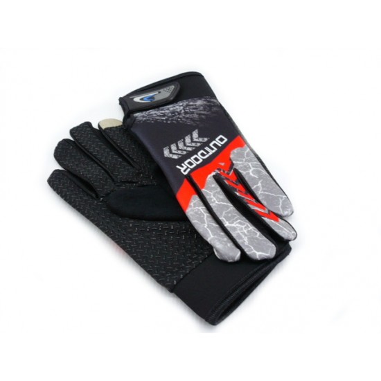 Gloves -EU- model A28, red, universal size