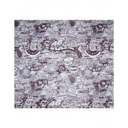 Černobílá samolepící bombová fólie 1000mm x 1520m