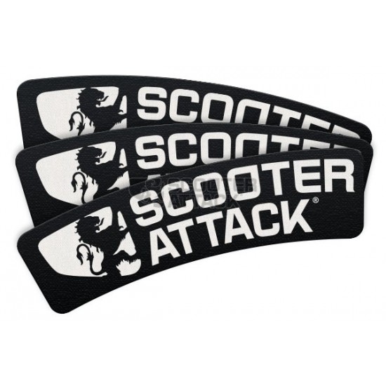 Sticker -SCOOTER ATTACK- for tyre, 1piece