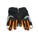 Gloves -EU- SHENGDONA, black-orange, size М