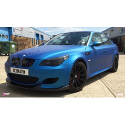 Fólie -EU- MODRÁ CHROMOVÁ МАТ BMW M POWER, s rozvody vzduchu 1000x1520mm