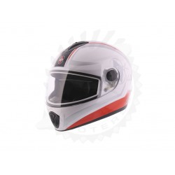 Helma -GILERA- Cestovní bílá,šedá,červená,velikost XL