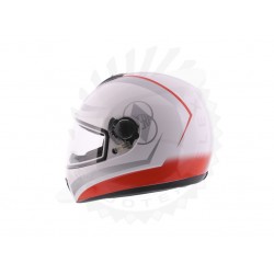 Helma -GILERA- Cestovní bílá,šedá,červená,velikost XL