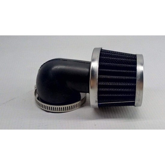 Air Filter -EU- SPORT connection=34/35/36mm, 90 degrees curve