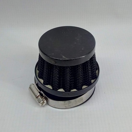 Air Filter -EU- SPORT JUNYA connection with adapters=28,35,47mm, 55mm height, black