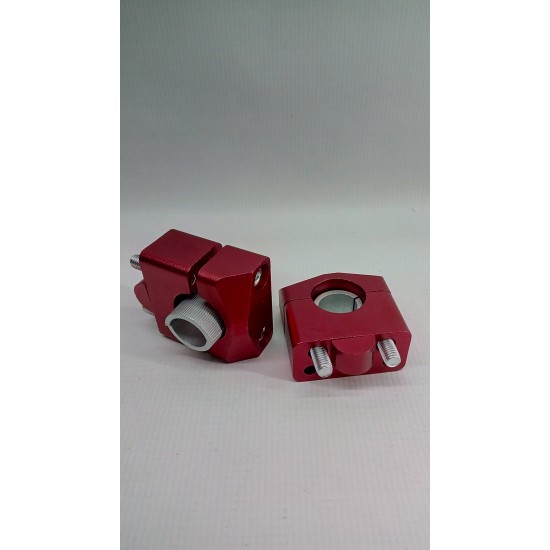 Handlebar risers -EU- ф22mm, red