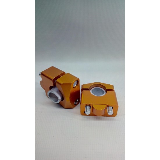 Handlebar risers -EU- ф22mm, orange