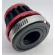 Vzduchový filtr -EU- SPORT JUNYA připojení s adaptéry Ф=28,35,47mm, výška 55mm, červený