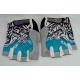 GLOVES -EU- without fingers, STAR DKS GEL, white, blue