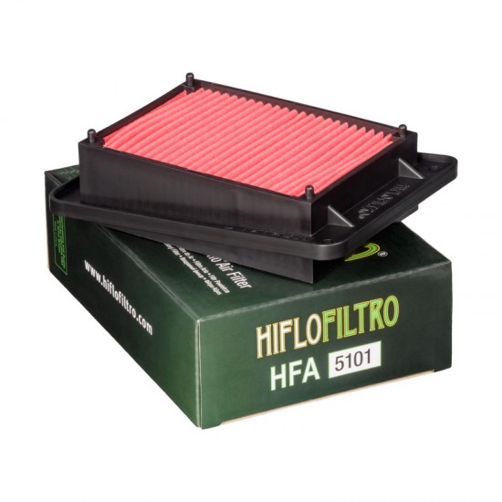 Air filter -HIFLO FILTRO- HFA5101 Laverda Phoenix 125-200, Peugeot Tweet 50-125, SYM Symphony 50-125, Joyride, Megalo 125-200, Attila 150