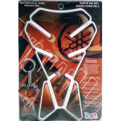 Ochranná nálepka na plynovou nádrž -FASP- 220x140mm YAMAHA NG-001, dárková klíčenka