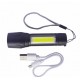 Pocket LED flashlight 10cm, battery 600mAh, 1000lum