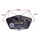 Dashboard speedometer -MOKO- universal, sport, model 4798