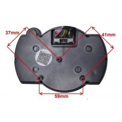 Palubní rychloměr -MOKO- univerzální, sportovní, model 4799