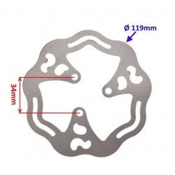 Brzdový kotouč -EU- PŘEDNÍ,ZADNÍ POCKET BIKE