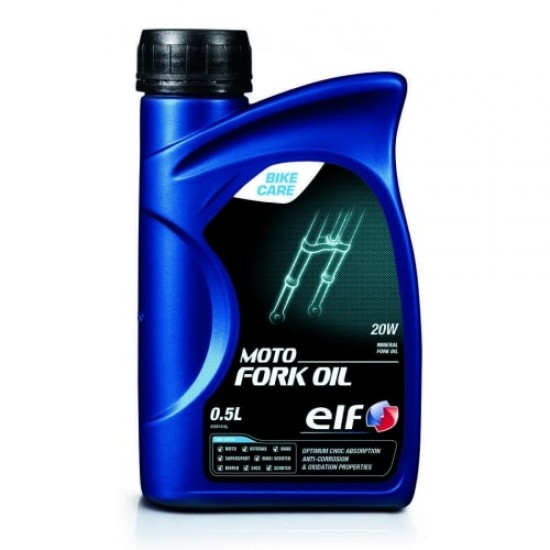 Oil -ELF- FORK 20W 500ml specially developed for shock absorbers and forks