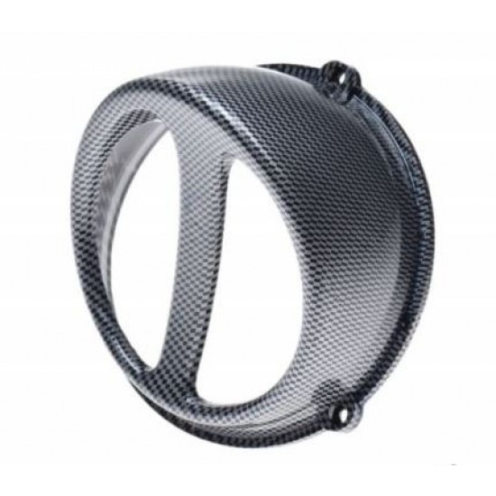 Air intake -WM- universal for air cooled scooter - color carbon
