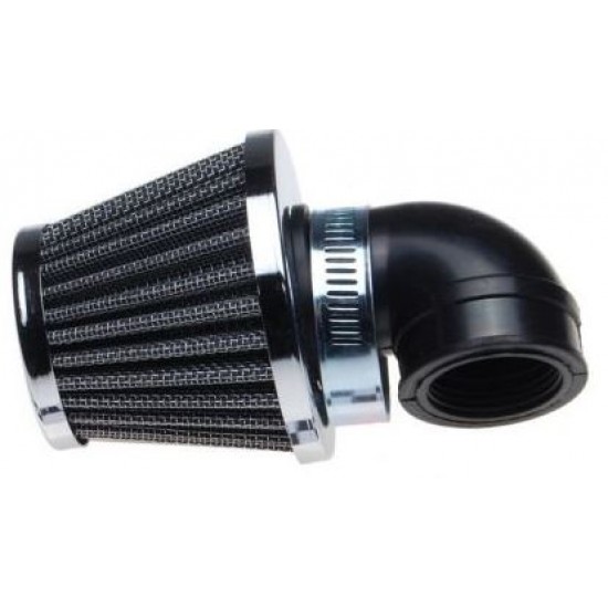 Air filter -WM- SPORT, connection 38mm, 90 degrees, code 4978