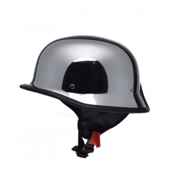 Helmet -AWINA- size L, chrome, OPEN FACE, model german retro TN8679