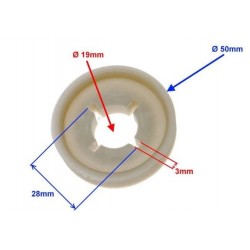 Ozubené kolo pro Olejové pumpy -WM- 50cc MINARELLI horizontální / Vertikální, CPI, KEEWAY