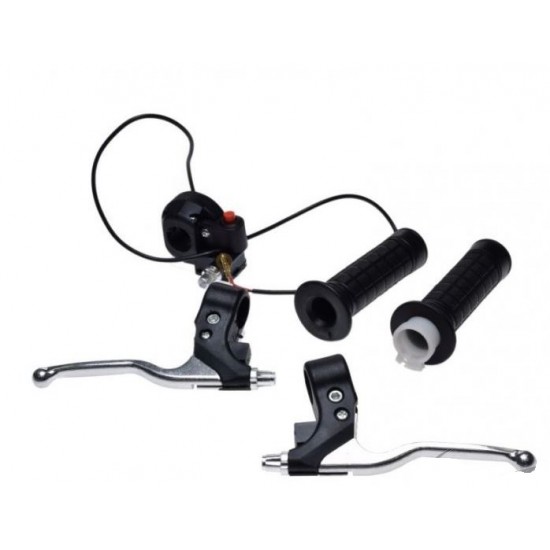 Grips and levers kit -WM- for POCKET BIKE