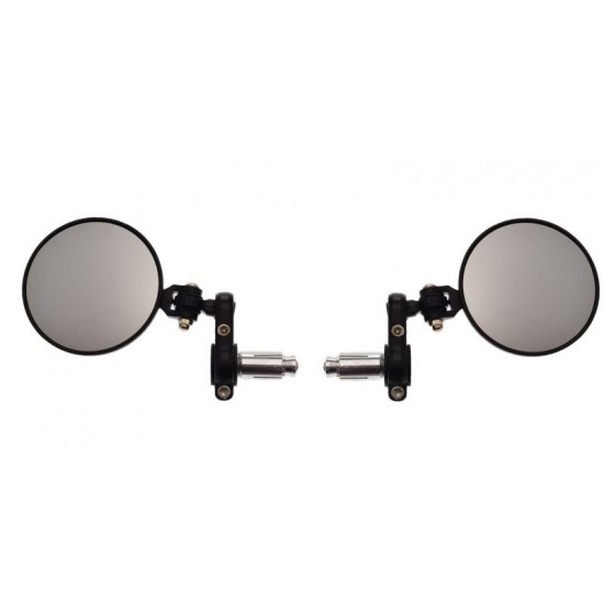 Mirrors kit -WM- handlebar installation, black, code 5068