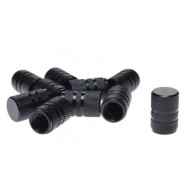 Čepičky ventilků -WM- 1 ks, hliníková černá