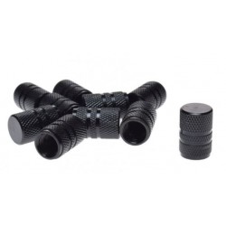 Čepičky ventilků -WM- 1 ks, hliníková černá