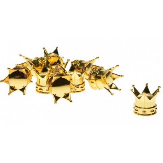 Valve cap -WM- 1 piece, goldish crown