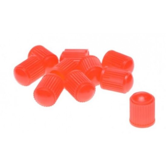 Valve cap -WM- 1 piece, plastic red, code 5090