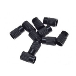 Čepičky ventilků -WM- 1 ks, černé s klíčem, kód 5104