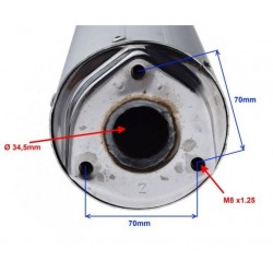 Tlumič výfuku -WILMAT- pro 2T