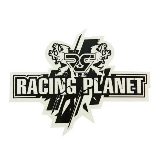 Sticker -Racing Planet- 130x105mm black
