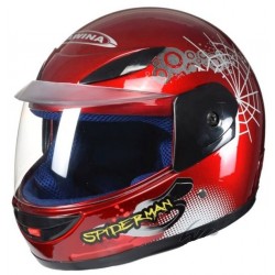 Helma -AWINA- vel. 47-48cm, červený pavouk, CELÝ OBLIČEJ