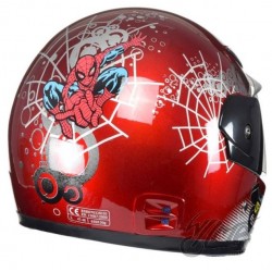 Helma -AWINA- vel. 47-48cm, červený pavouk, CELÝ OBLIČEJ