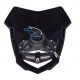 Mask with headlight -EU- universal for motocross, black, code.5205