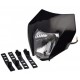 Mask with headlight -EU- universal for motocross, black, code.5206