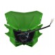 Mask with headlight -EU- universal for motocross, green code.5208