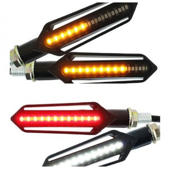 Sada blinkrů -EU- LED s brzdovým světlem a denním svícením
