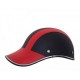 Helmet -EU- baseball cap, red strips, universal size