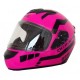 Helmet -qke- Size L, Pink, Full Face, Model 5265