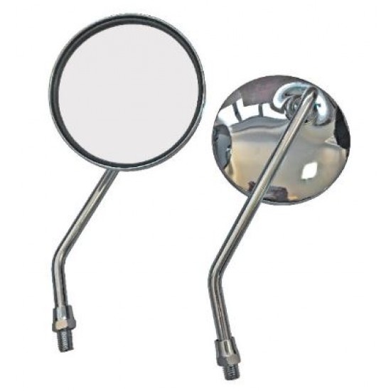Mirror set -EU- round, chrome, thread-8mm, model 5269
