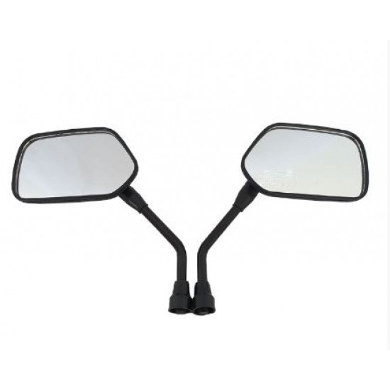 Mirror set -PL- M10x1.25 + M8x1.25 thread - right, black, code 5292