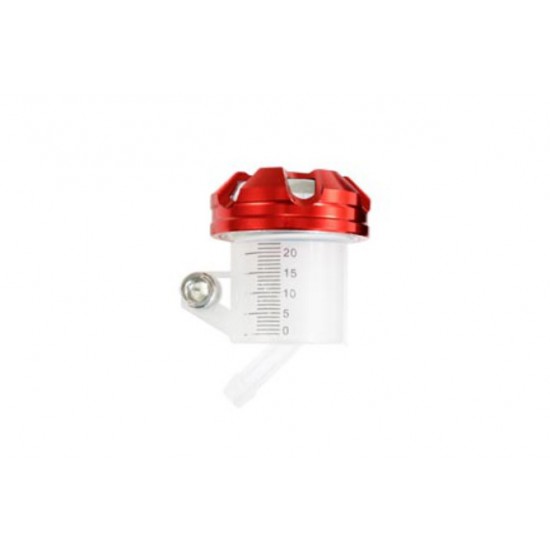 BRAKE FLUID RECEIVER -CGN- universal, white, red cap