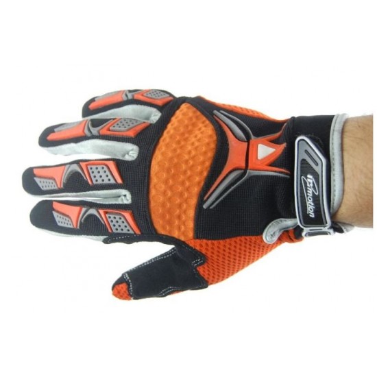 Gloves -inmotion- black-orange-gray, size 2xl, Cross Range