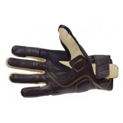 Rukavice -LEOSHI- hnědé, vel. M