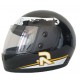 Helmet -Bailide- Black, R graphics, Full Face, model 825