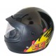 Helmet -EU- black, 59 graphics, children's, model 5369