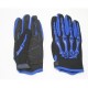 Gloves -Pl- skeleton, blue