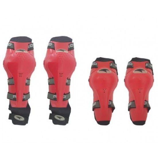 Knee pads and elbow pads set -EU- AXO. red